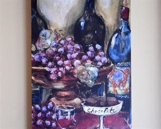 wine painting