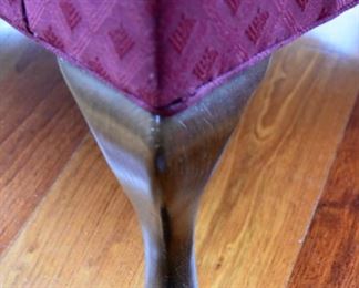 wingback chair (detail)