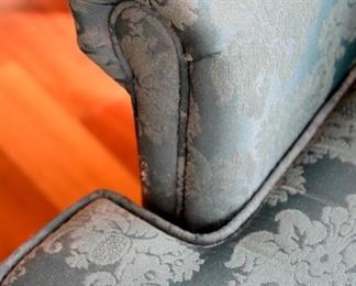wingback chair (detail)