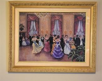 ballroom dancing painting
