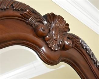 dresser with mirror (mirror detail)