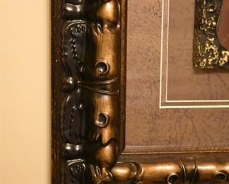 wild animal art (frame detail)