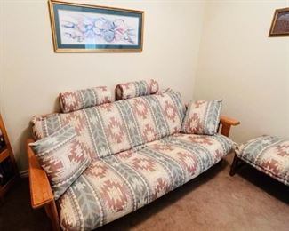Southwest Futon & Ottoman