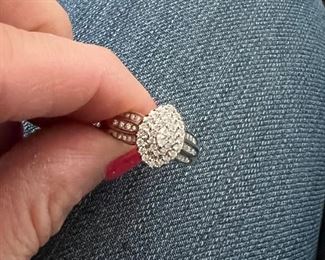 10K Diamond Ring