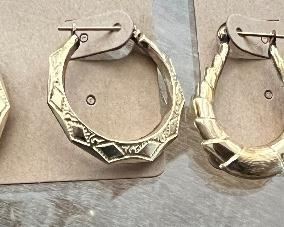 14K Gold Hoops