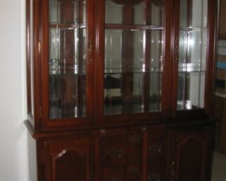 Lighted china cabinet