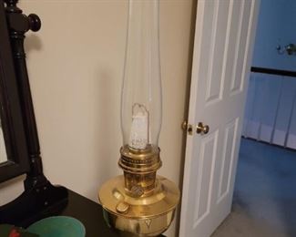 Antique oil lamp