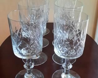 Crystal Fluted Goblets