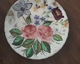 Hand painted 'Blue Ridge Southern Pottery' Plate