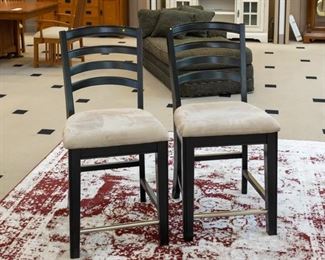 We have many bar/counter stools in this sale!  This are rug is in excellent condition - and relatively new.