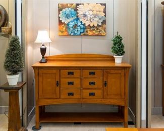 So love this buffet!  We have a dining table and hutch that matches.