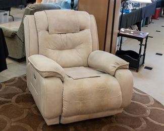 Oversized electric rocker recliner - comfy!
