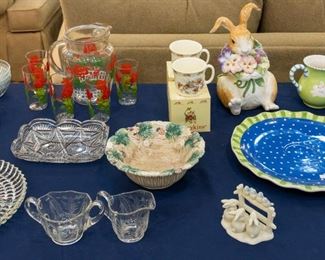 The Fitz and Floyd Bunny is A RARE ONE.