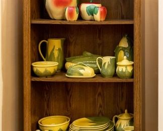 Shawnee Corn King Dishes, vintage apple dishes