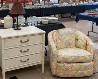 We have two swivel chairs like this one.