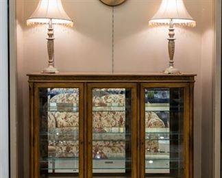 Lexington 'touch' light display case!  SO NICE