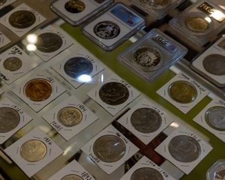 Collector & Commemorative Coins, Graded Coins - priced firm per client request.