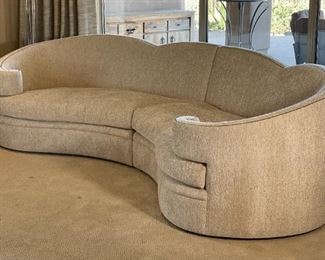 Rene Cazares Contemporary Curved Sectional Sofa Couch RC	 x 122 x 54in	HxWxD