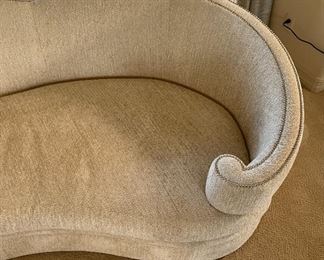 Rene Cazares Contemporary Curved Sectional Sofa Couch RC	 x 122 x 54in	HxWxD