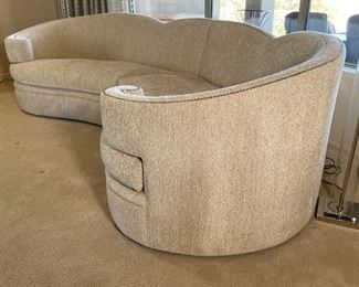 Rene Cazares Contemporary Curved Sectional Sofa Couch RC	 x 122 x 54in	HxWxD