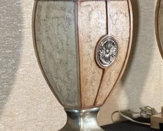 2pc Trophy Style Lamps PAIR	38 x 9 x 19in	HxWxD
