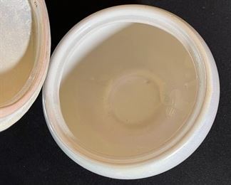 Flower Top Ceramic Lidded Trinket Dish	6.5 x 7in Diameter	
