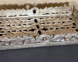 Z Gallerie Florentine Tray Champagne	3 x 13 x 21in	HxWxD
