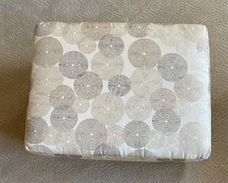 3pc Jessica Charles Chairs & Ottoman Crosby Upholstered  Swivel Chair PAIR	Chair: 36 x 33 x 35in Ottoman: 16 x 25.5 x 20in	HxWxD
