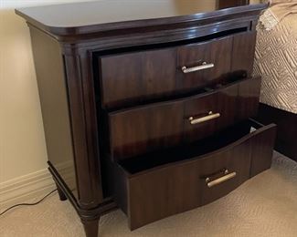 2pc Stanley Furniture Swingtime Bachelors Chest PAIR Dark Espresso wood	34 x 36 x 19	HxWxD
