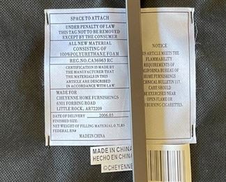 Cheyenne Home Microfiber  Vanity Stool	18 x 24.5 x 16in	HxWxD
