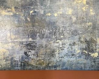 Huge Alexandra Reid Mixed Media Art Work Painting	60x60x2.5in	HxWxD
