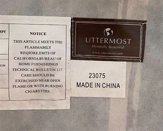 #2 Uttermost Karline Bench	18x42x17in	HxWxD
