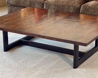 Desert Modern Burl Wood Coffee Table	17 x 45.5 x 62in	HxWxD
