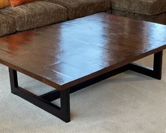 Desert Modern Burl Wood Coffee Table	17 x 45.5 x 62in	HxWxD
