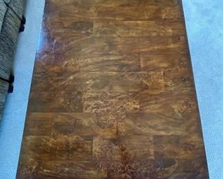 Desert Modern Burl Wood Coffee Table	17 x 45.5 x 62in	HxWxD
