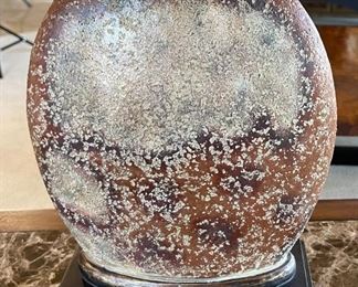 1pc Rustic Ceramic Lamp Single	29 x 15 x 10in	HxWxD
