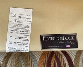 2pc Huntington House Modern Wingback Chairs PAIR	42 x 32 x 36in	HxWxD
