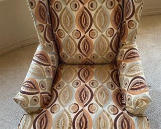 2pc Huntington House Modern Wingback Chairs PAIR	42 x 32 x 36in	HxWxD
