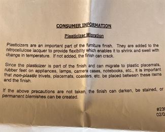 Decor Trinket Box	8 x 12 x 8.5in	HxWxD
