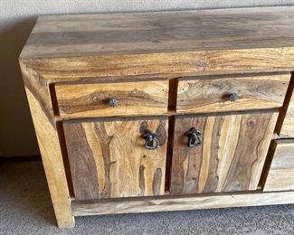 Rustic Wood Outdoor Patio Cabinet	35.5 x 93.5 x 18in	HxWxD
