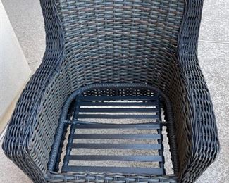 2pc All Weather Wicker Patio Chairs	34 x 35 x 34in	HxWxD
