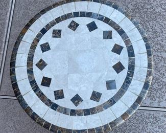 Malin Mosaic Top End Table	22 x 24in diameter	

