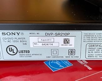 DVD DVPSR210P		
