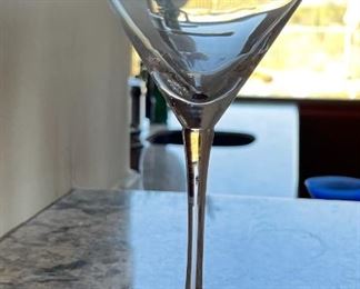 6pc Colored Martini Glasses		
