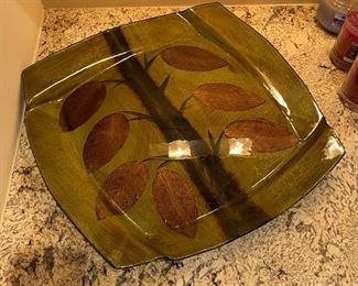 Glass Platter Decor	20 x 20in	
