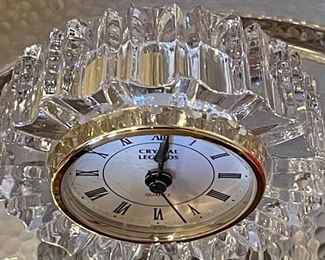 Godinger Crystal Legends Clock	4 inches high	
