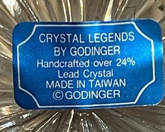 Godinger Crystal Legends Clock	4 inches high	
