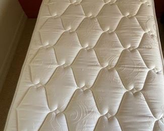 #1 Twin Bed Stanwyck Five star Mattress  with Frame & Boxspring	24x39x73.5in	HxWxD
