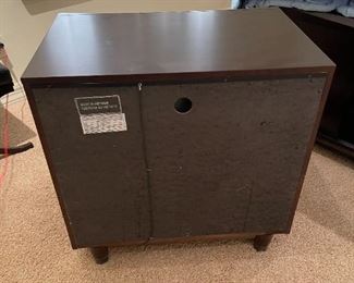 2pc Magnussen Fuqua Wood 2 Drawer Nightstand PAIR Contemporary Desert Modern Black Cherry	28x 28 x 18in	HxWxD
