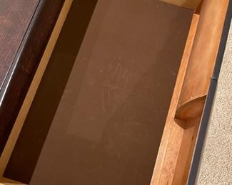 2pc Magnussen Fuqua Wood 2 Drawer Nightstand PAIR Contemporary Desert Modern Black Cherry	28x 28 x 18in	HxWxD
